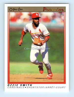 1991 O-Pee-Chee Premier #112 Ozzie Smith St. Louis Cardinals