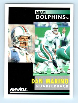 1991 Pinnacle #70 Dan Marino Miami Dolphins