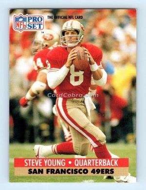 1991 Pro Set #296 Steve Young San Francisco 49ers