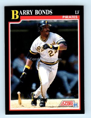 1991 Score #330 Barry Bonds Pittsburgh Pirates