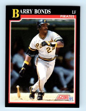 1991 Score #330 Barry Bonds Pittsburgh Pirates