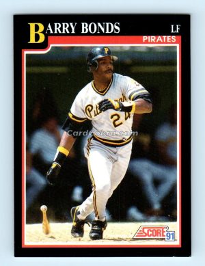 1991 Score #330 Barry Bonds Pittsburgh Pirates