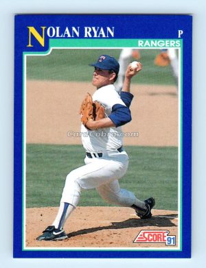 1991 Score #4 Nolan Ryan Texas Rangers