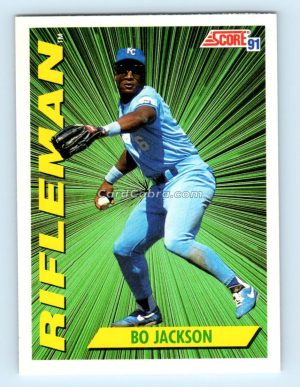 1991 Score #412 Bo Jackson Kansas City Royals