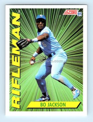 1991 Score #412 Bo Jackson Kansas City Royals