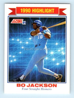 1991 Score #420 Bo Jackson Kansas City Royals