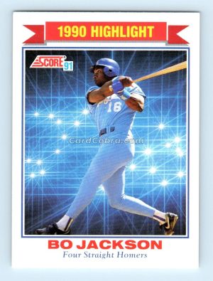 1991 Score #420 Bo Jackson Kansas City Royals