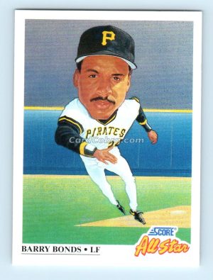 1991 Score #668 Barry Bonds Pittsburgh Pirates