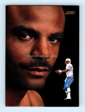 1991 Score #676 Warren Moon Houston Oilers