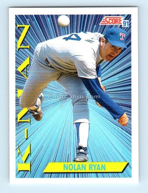 1991 Score #686 Nolan Ryan Texas Rangers