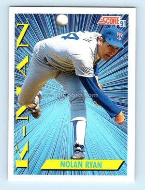 1991 Score #686 Nolan Ryan Texas Rangers