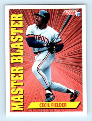 1991 Score #693 Cecil Fielder Detroit Tigers