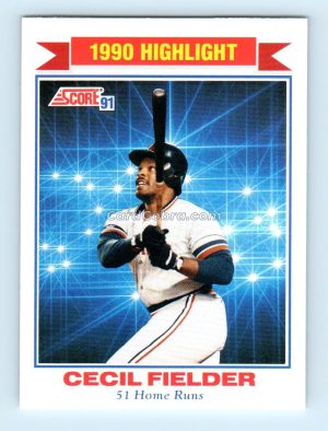 1991 Score #770 Cecil Fielder Detroit Tigers