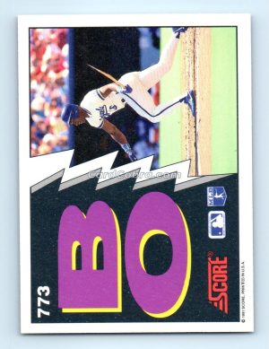 1991 Score #773 Bo Jackson Kansas City Royals