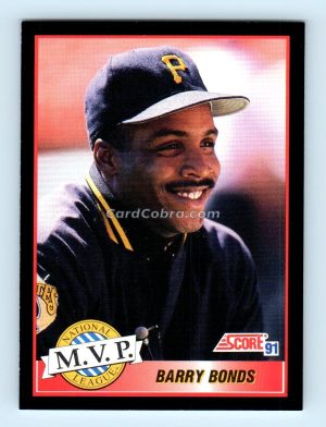 1991 Score #876 Barry Bonds Pittsburgh Pirates