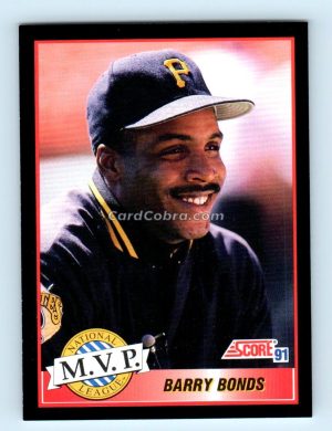 1991 Score #876 Barry Bonds Pittsburgh Pirates