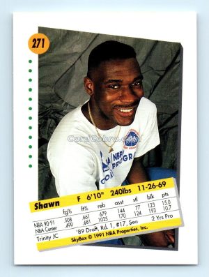 1991 SkyBox #271 Shawn Kemp Seattle SuperSonics