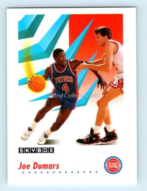 1991 SkyBox #81 Joe Dumars Detroit Pistons