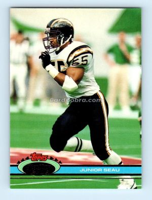 1991 Stadium Club Super Bowl XXVI #317 Junior Seau San Diego Chargers