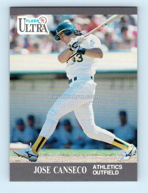 1991 Ultra #244 Jose Canseco Oakland Athletics