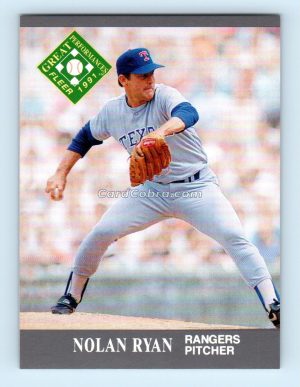 1991 Ultra #395 Nolan Ryan Texas Rangers