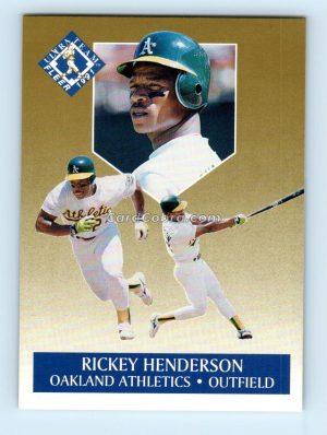 1991 Ultra Team #5 Rickey Henderson Oakland Athletics