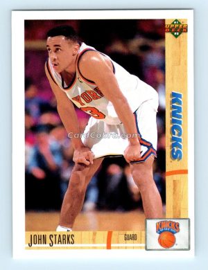 1991 Upper Deck #219 John Starks New York Knicks