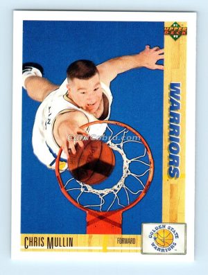 1991 Upper Deck #245 Chris Mullin Golden State Warriors