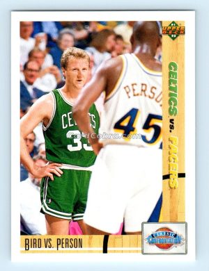 1991 Upper Deck #30 Larry Bird/Chuck Person Boston Celtics