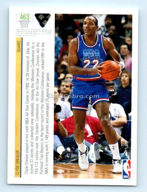 1991 Upper Deck #463 Clyde Drexler Portland Trail Blazers