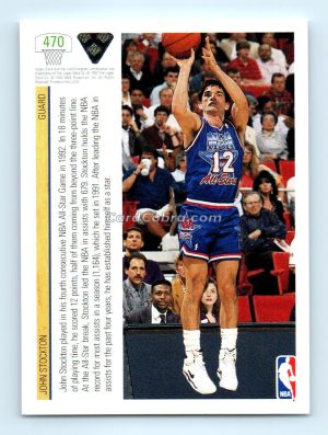 1991 Upper Deck #470 John Stockton Utah Jazz