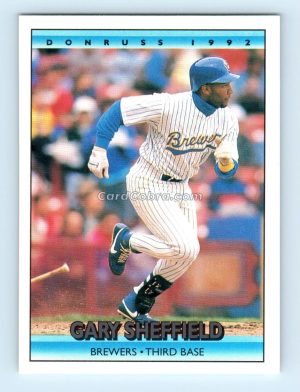 1992 Donruss #192 Gary Sheffield Milwaukee Brewers