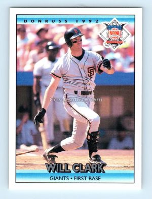 1992 Donruss #428 Will Clark San Francisco Giants