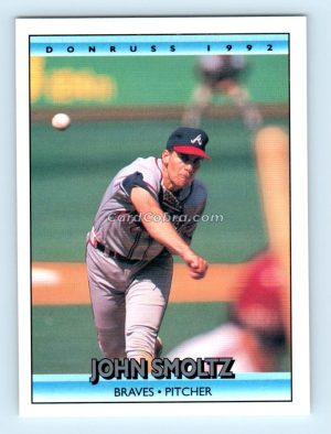 1992 Donruss #442 John Smoltz Atlanta Braves