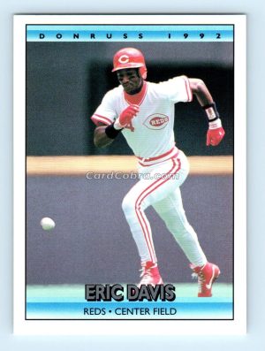 1992 Donruss #503 Eric Davis Cincinnati Reds