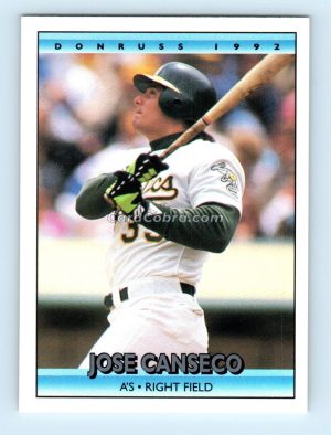 1992 Donruss #548 Jose Canseco Oakland Athletics