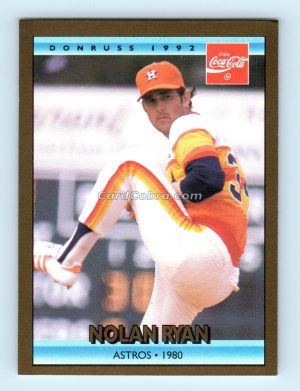 1992 Donruss Coca-Cola Nolan Ryan #14 Nolan Ryan New York Mets