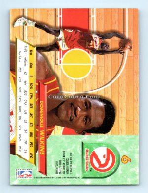 1992 Fleer Ultra #6 Dominique Wilkins Atlanta Hawks