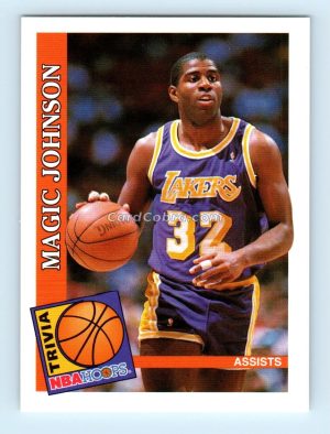 1992 Hoops #482 Magic Johnson Los Angeles Lakers