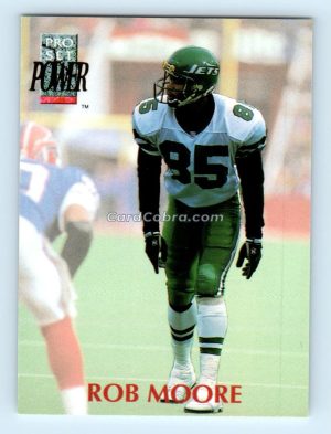 1992 Pro Set Power #185 Rob Moore New York Jets