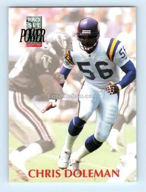 1992 Pro Set Power #259 Chris Doleman Minnesota Vikings