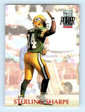 1992 Pro Set Power #286 Sterling Sharpe Green Bay Packers