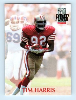 1992 Pro Set Power #295 Tim Harris San Francisco 49ers