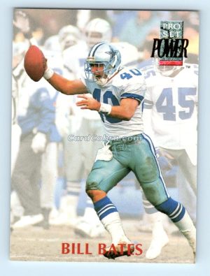 1992 Pro Set Power #40 Bill Bates Dallas Cowboys