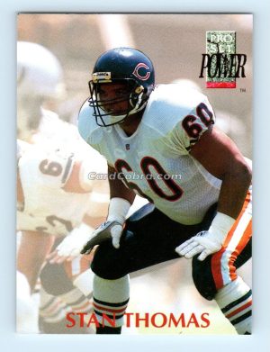 1992 Pro Set Power #60 Stan Thomas Chicago Bears