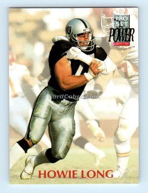 1992 Pro Set Power #75 Howie Long Los Angeles Raiders