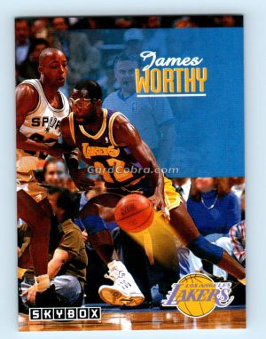 1992 SkyBox #121 James Worthy Los Angeles Lakers