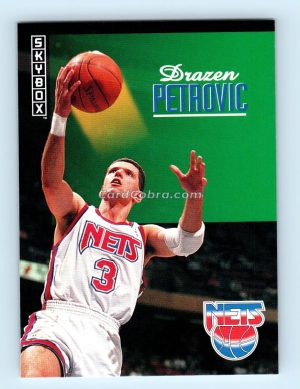 1992 SkyBox #159 Drazen Petrovic New Jersey Nets