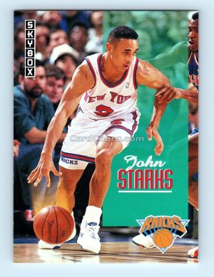 1992 SkyBox #167 John Starks New York Knicks