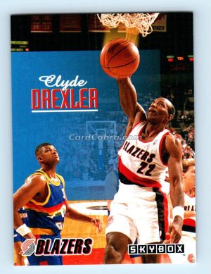 1992 SkyBox #201 Clyde Drexler Portland Trail Blazers